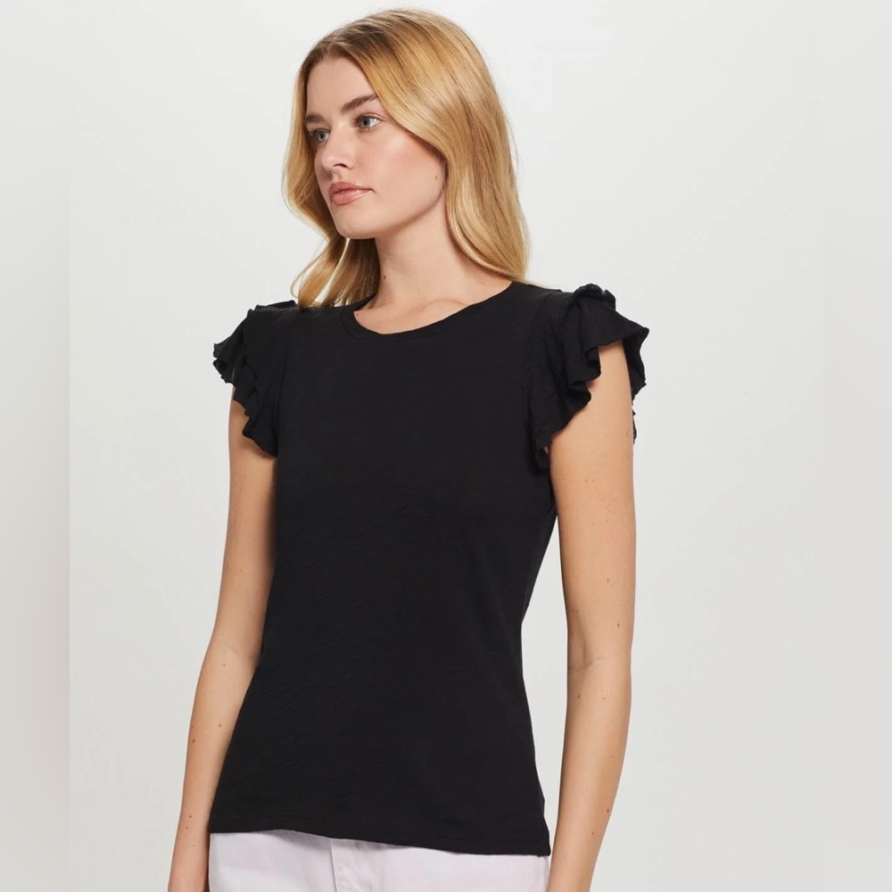 GOLDIE Celeste Ruffle Sleeve Tee